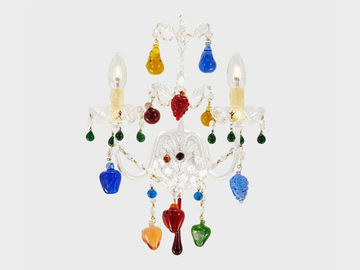 PRIMIZIA - Handmade Murano glass wall lamp by Sogni Di Cristallo - view 2